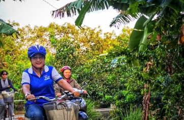 Buổi chiều đạp xe dạo mát 1 vòng cù lao