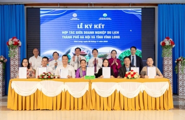 Lễ Ký Kết Hợp Tác Doanh Nghiệp Du Lịch giữa TP. Hà Nội & tỉnh Vĩnh Long