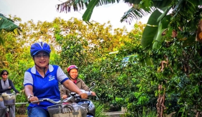 Buổi chiều đạp xe dạo mát 1 vòng cù lao