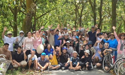 Tập thể nhà máy Tóc Tiên trải nghiệm Homestay Út Trinh