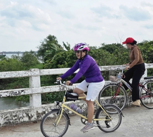 Đạp xe 1 vòng cù lao An Bình